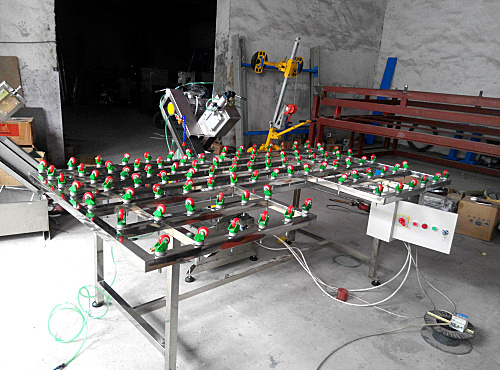 中空玻璃生產線—淋水式砂帶玻璃磨邊機SM95A