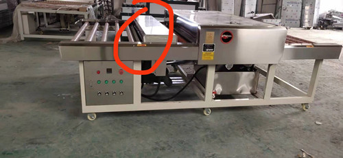 91香蕉视频污污機械新式不鏽鋼玻璃（lí）清洗機生產展示